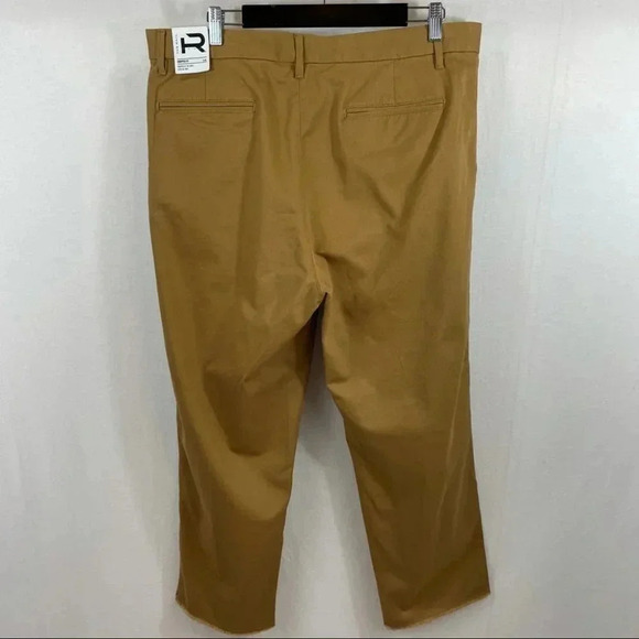 NEW The Rail Pleated Front  Cropped Raw Hem Pants - Picture 9 of 12